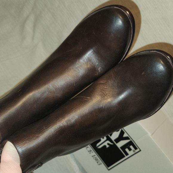 Frye Phoebe booties-svl dark brown size 7m - Picture 3 of 16